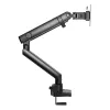 Monitor arm SILVERSTONE SST-ARM13 — single adjustable-height VESA-compatible mount, silver