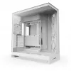PC Midi Tower case NZXT H9 Flow RGB+ — White, supports ATX/EATX/Micro-ITX, tempered glass, 3x140mm front + 1x120mm rear fans