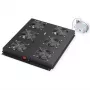 Cooling fan ROLINE 19-inch roof-mounted unit 6 fans Thermostat black