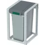 Waste container Hailo ProfiLine Öko XL 0935-202 38 l, grey