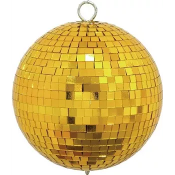 Mirror Ball EUROLITE 15 cm gold — disco mirrorball for lighting effects