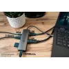 Alcasa HUB-C001A interface hub USB Type-C 5000 Mbit/s Anthracite