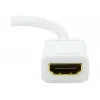 Video cable adapter LOGILINK Mini DisplayPort to HDMI Type A CV0036A, 0.1 m, grey