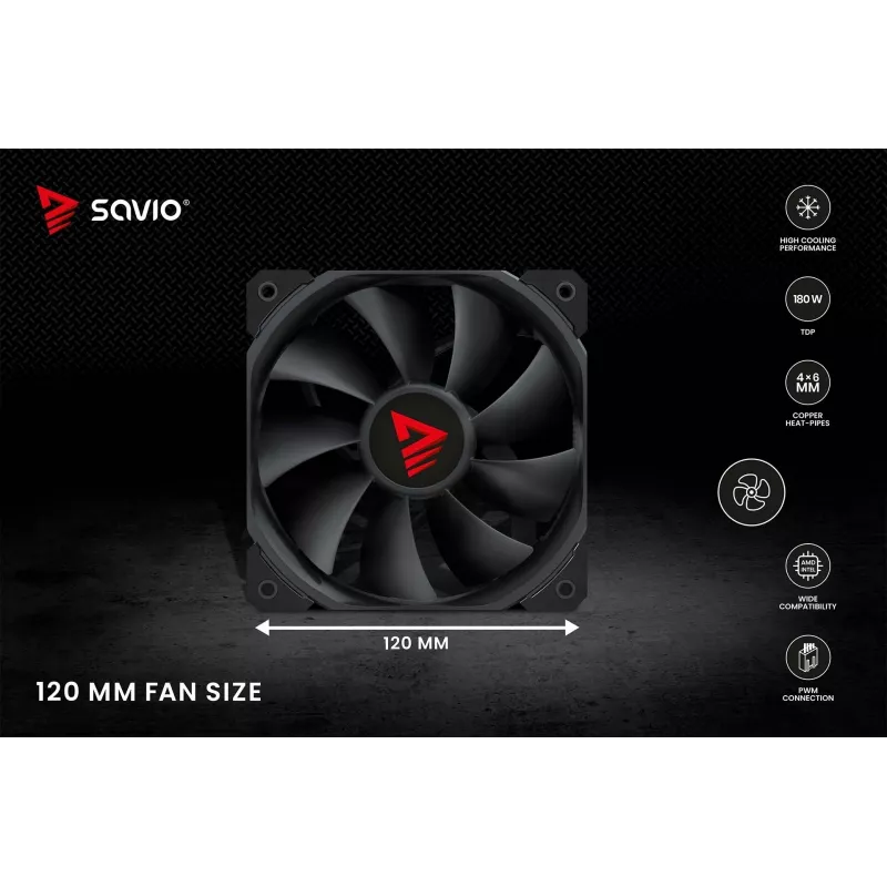 SAVIO VORTEX X2 CPU Cooler