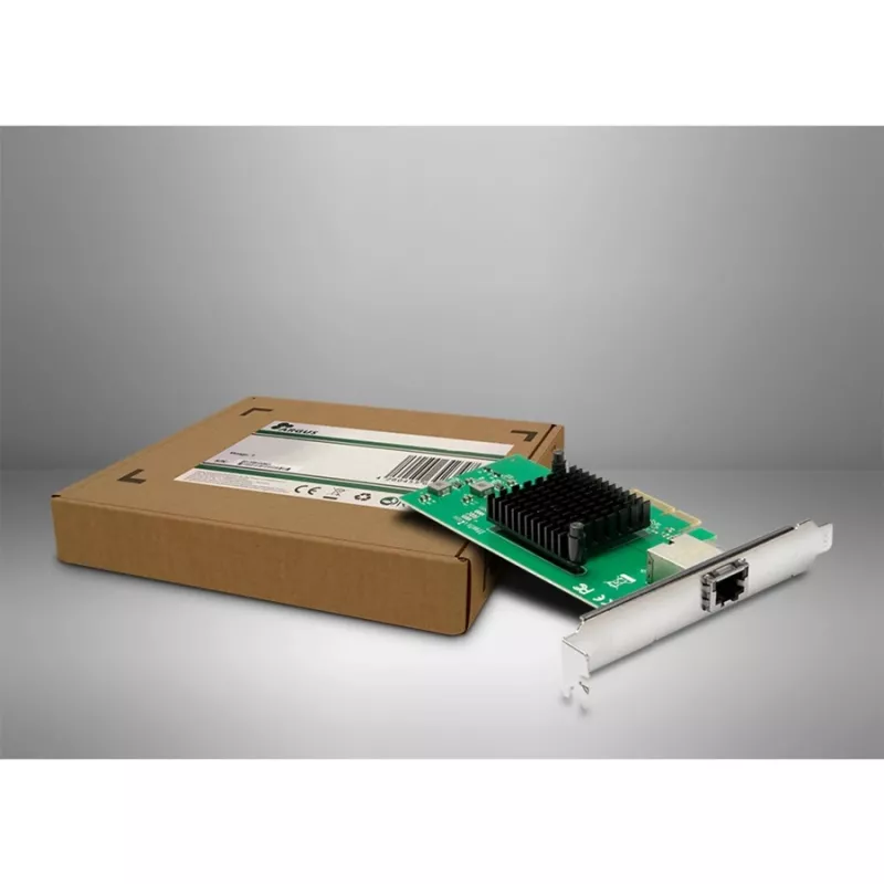 Interface Card Inter-Tech ST-7267 PCIe RJ-45 10 Gbit/s Green Silver
