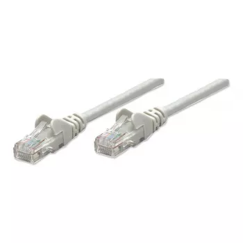 Intellinet Network Patch Cable, Cat6, 2m, Grey, CCA, U/UTP, PVC, RJ45, Gold Plated Contacts, Snagless, Booted, Lifetime Warranty