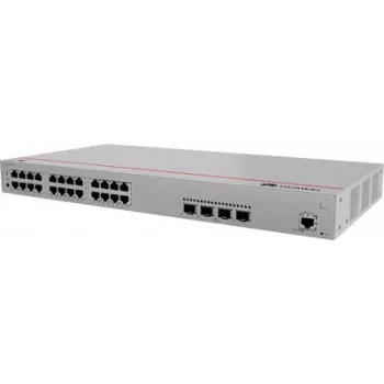 Switch HUAWEI S220-24P4X — 24 x Gigabit (10/100/1000) RJ-45, 4 x SFP+, PoE, 1U grey