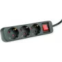 Power Extension ROLINE 19.07.1070 6m 3 AC Outlets Indoor Black