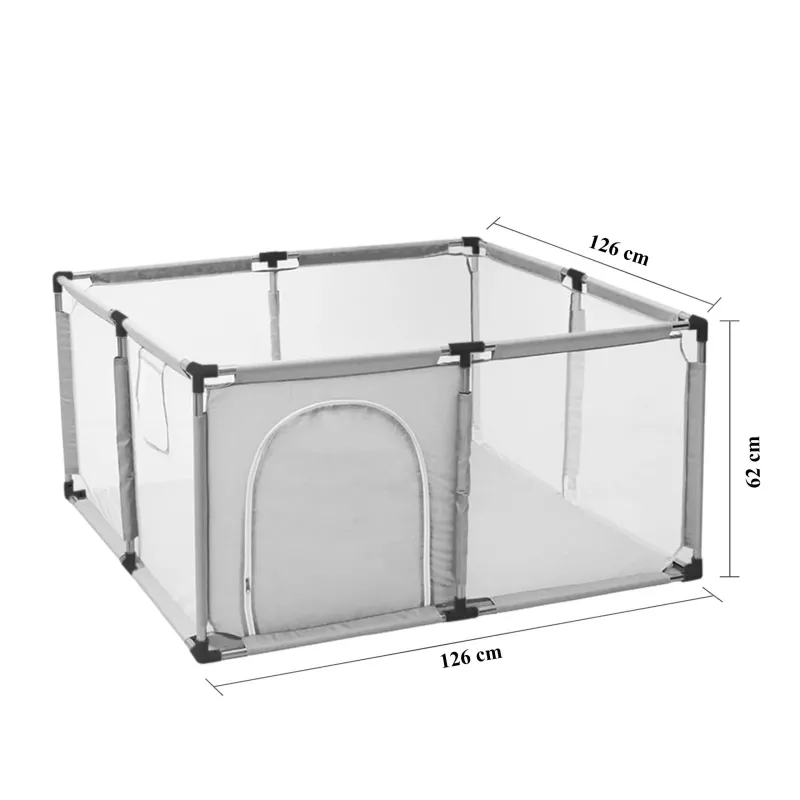 Extralink Kids Playpen, Dry Pool Playground for Children, Foldable 126x126cm Ball Pit k-458
