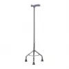 Rehabilitation tripod walking stick MDH adjustable height 73–95.5 cm aluminium steel silver, max load 100 kg