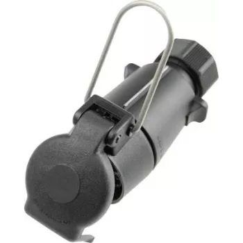 7‑Pole Trailer Plug AS Schwabe 60463 with Open Cable Ends, 7‑pin electrical connector