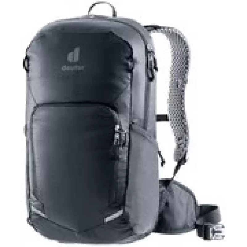 DEUTER Bike I 20 black universal bicycle pannier backpack, single 20‑liter carrying bag