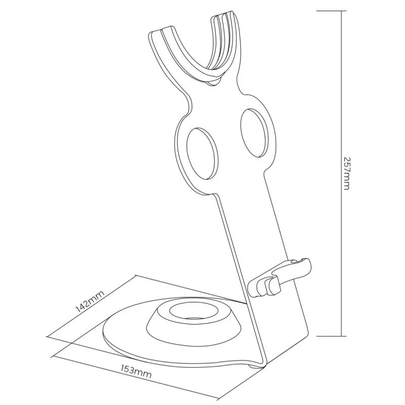 Maclean MC-973 holder for Dyson Supersonic hair dryer
