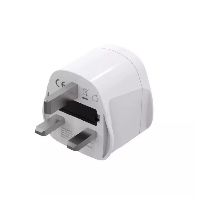 Power adapter GEMBIRD A-AC-UKMINTF — UK Type G plug to IEC C13 inlet, 15A