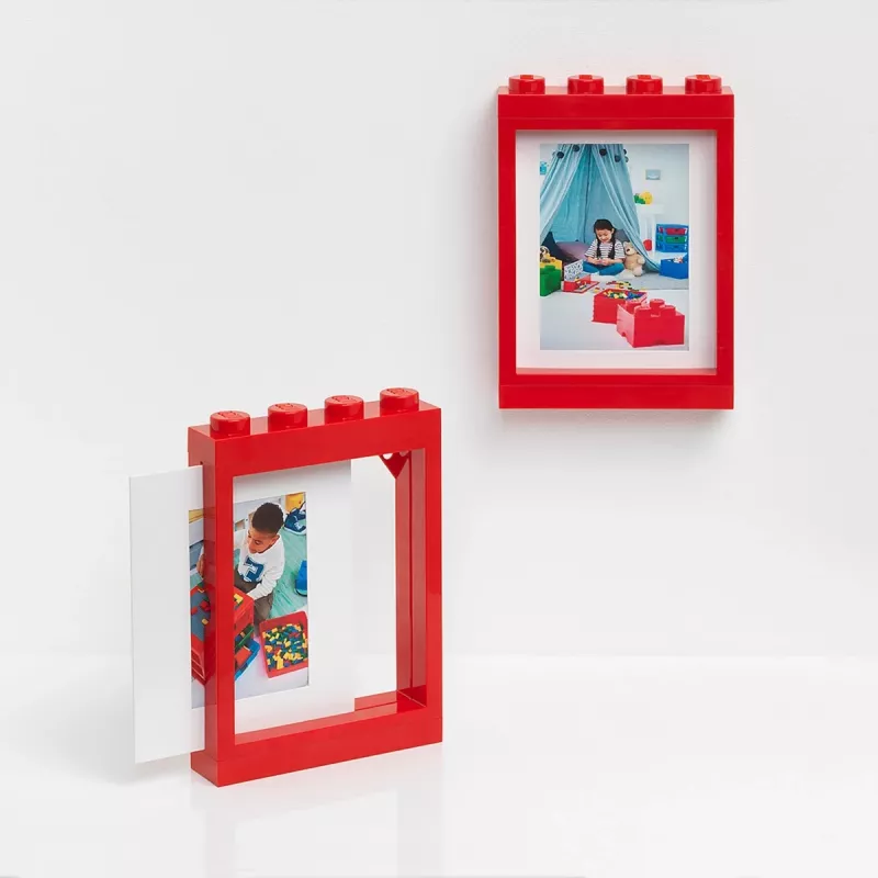 Picture frame room copenhagen LEGO Bright Red 41131730 — decorative tabletop frame, bright red