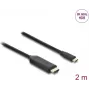 Video cable adapter DELOCK 80599 — USB Type-C to HDMI, 2 m, Black