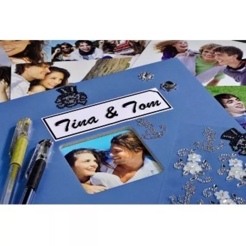 Hama Fine Art photo album Blue 100 sheets 10 x 15