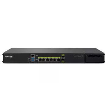 LANCOM Central multi-gigabit gateway for SD-WAN 100VPN peers incl optionally up to 1000 6xGE 2xSFP+ 2xUSB firewall/IDS (61079)