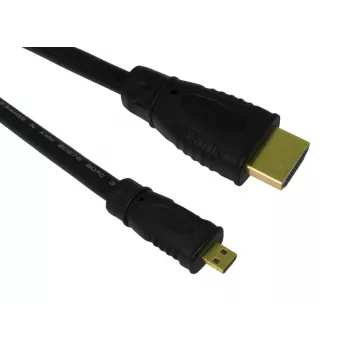 HDMI cable SBOX HDMI-MICRO/R 1.4 2 m — micro HDMI to HDMI, version 1.4, 2 meter length