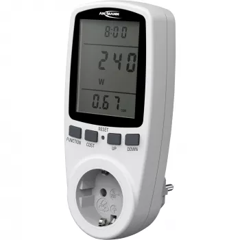 Energy cost meter ANSMANN APM2 120-0007 with LCD display