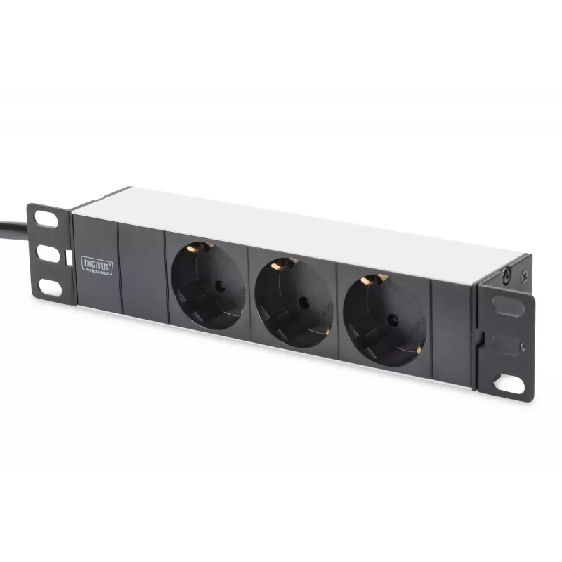 Aluminium Outlet Strip Digitus DN-95411 3 Safety Outlets 2m