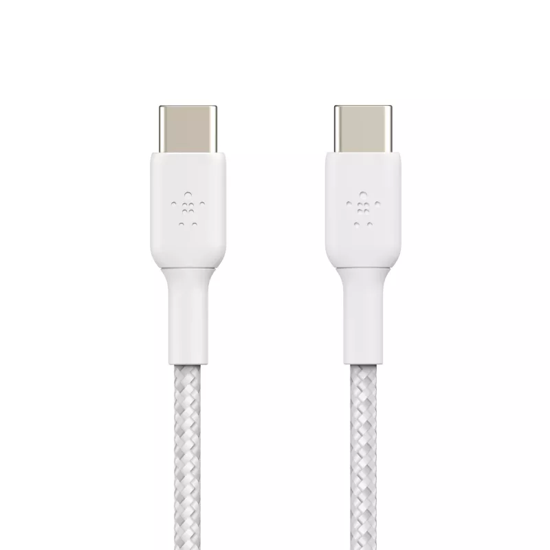 Belkin BOOST CHARGE - USB Cable - 24 pin USB-C (M) to 24 pin USB-C (M) - USB 2.0 - 2 m - White