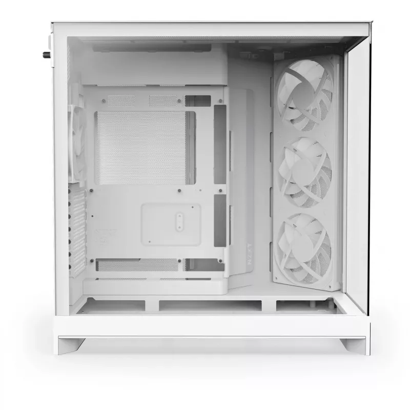 PC case NZXT H9 Flow RGB Midi Tower White