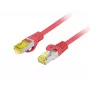 Network Cable Lanberg PATCHCORD KAT.6A S/FTP LSZH CU 0.5M Red