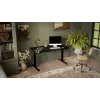 Desk with electric height adjustment MOON LONG 150x80x72-120 black