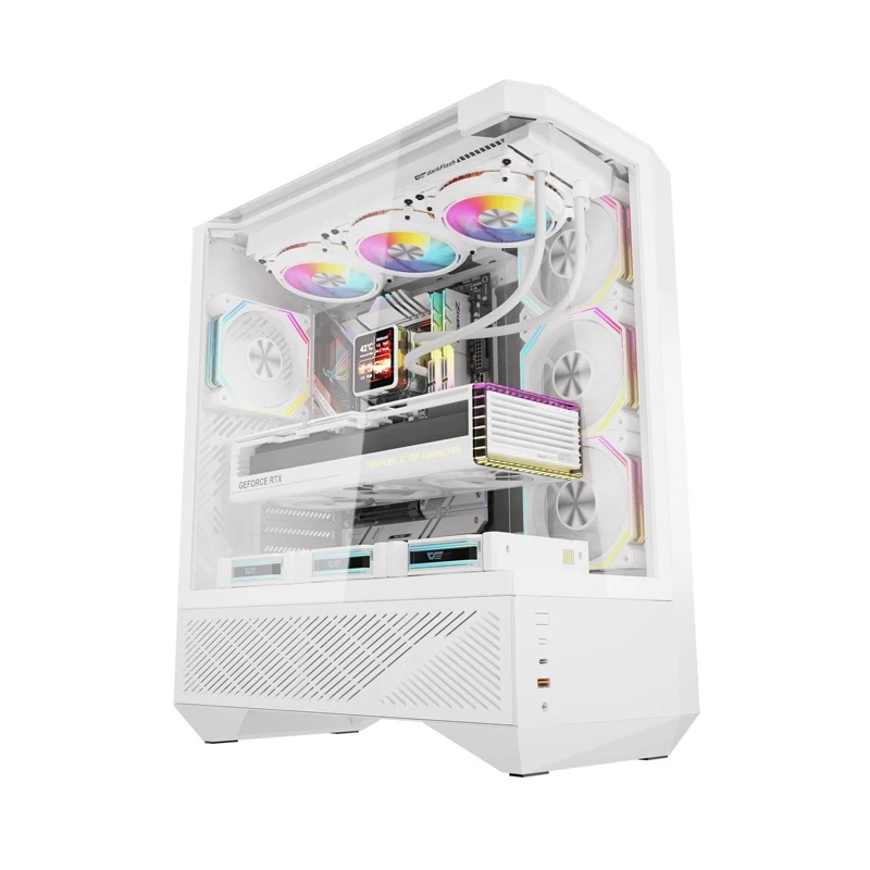 Computer case Darkflash DY460 ATX White