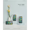 Protective case iKins for Samsung Galaxy S21+ — starry night black