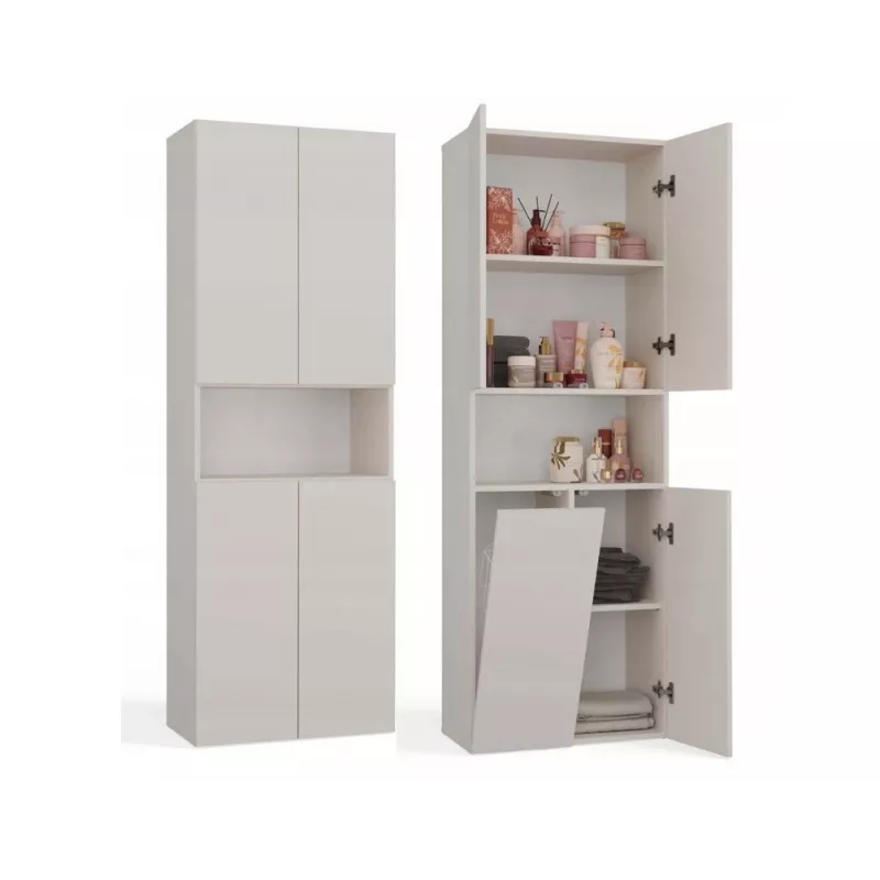 Bathroom Cabinet Nel DK 1K Basket Casmere Colour