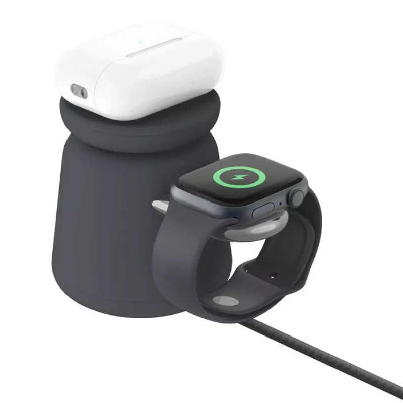 Wireless charger Belkin WIZ027VFH36 2‑in‑1 magnetic Qi2 15W for iPhone and Apple Watch