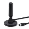 Indoor TV antenna QOLTEC 57016 DVB-T2 — compact design for digital terrestrial reception