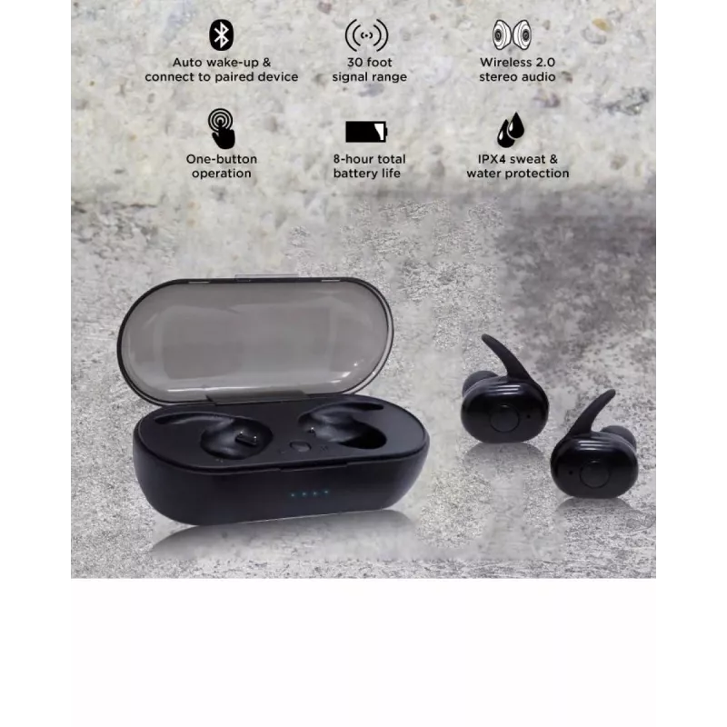 Earbuds V.Silencer Ture Wireless Earbuds black/red