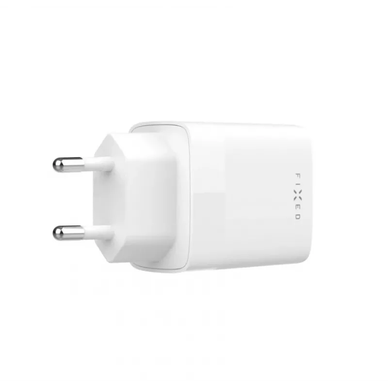 USB-C Travel Charger FIXED FIXC30N-C-WH — 30W compact USB-C power adapter, single-port fast charging
