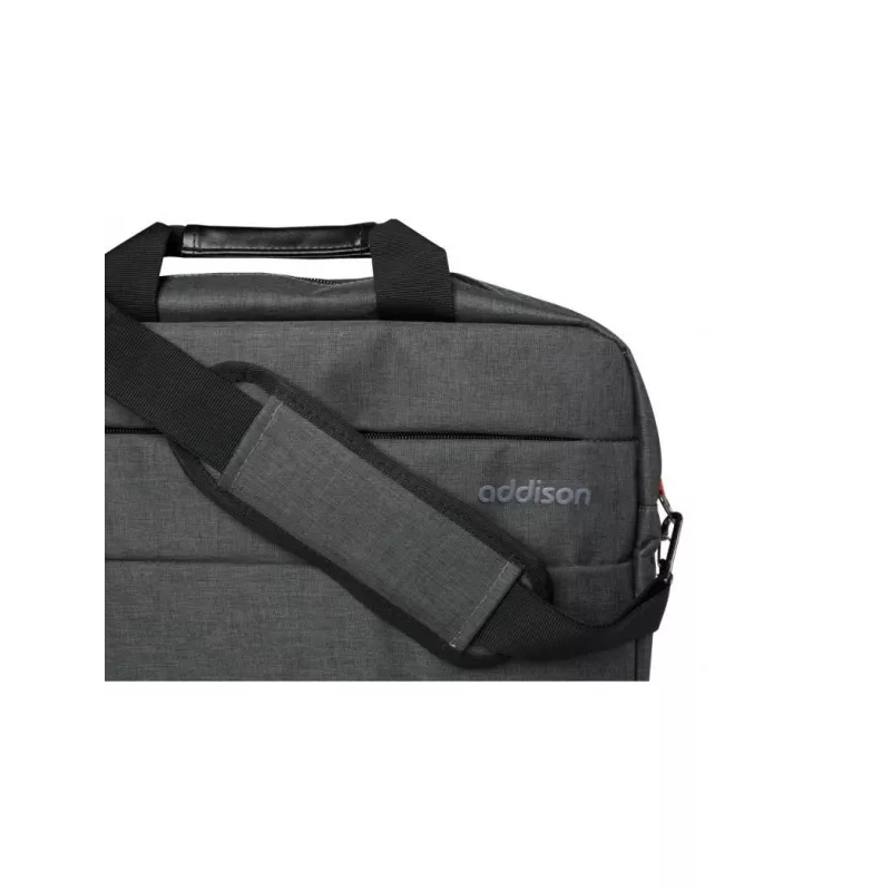 Addison 307014 notebook case 35.8 cm (14.1) Toploader bag Grey