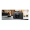Portable radio muse M-091 R — FM/AM, LCD display, AC or AA/D battery power, rotary volume, 1.1 kg, black