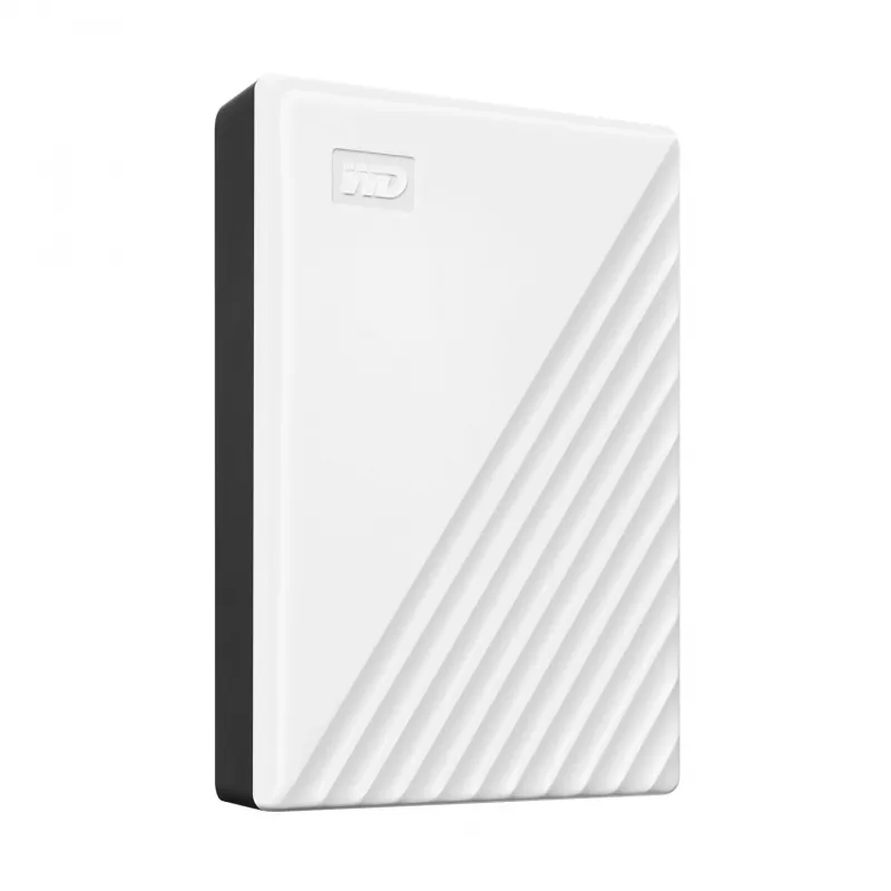 Western Digital WD My Passport 5TB White USB3.0 / 2.5, 19.15 mm / 256-bit encryption / WD Backup / White (WDBPKJ0050BWT-WESN)