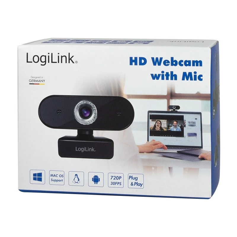 Webcam LogiLink UA0368 1280 x 720 pixels