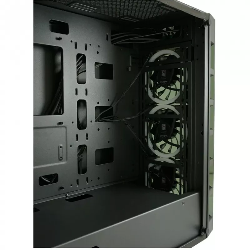 LC Power Gaming 709B Solar_System_X - Tower - ATX - without Power Supply - Black - USB/Audio (LC-709B-ON)