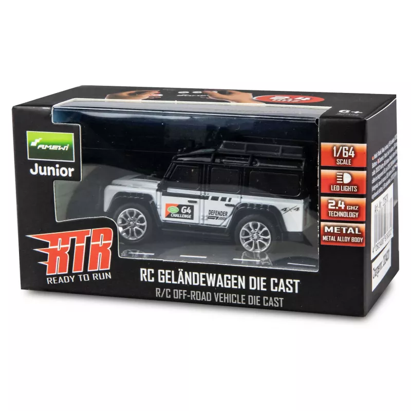 Off-road RC car Amewi 22678 — electric, scale 1:64, Li‑Ion 150 mAh, for ages 6+