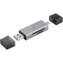 Renkforce RF-PCR-400 External USB 3.0 Card Reader, Space Grey (RF-6179482)