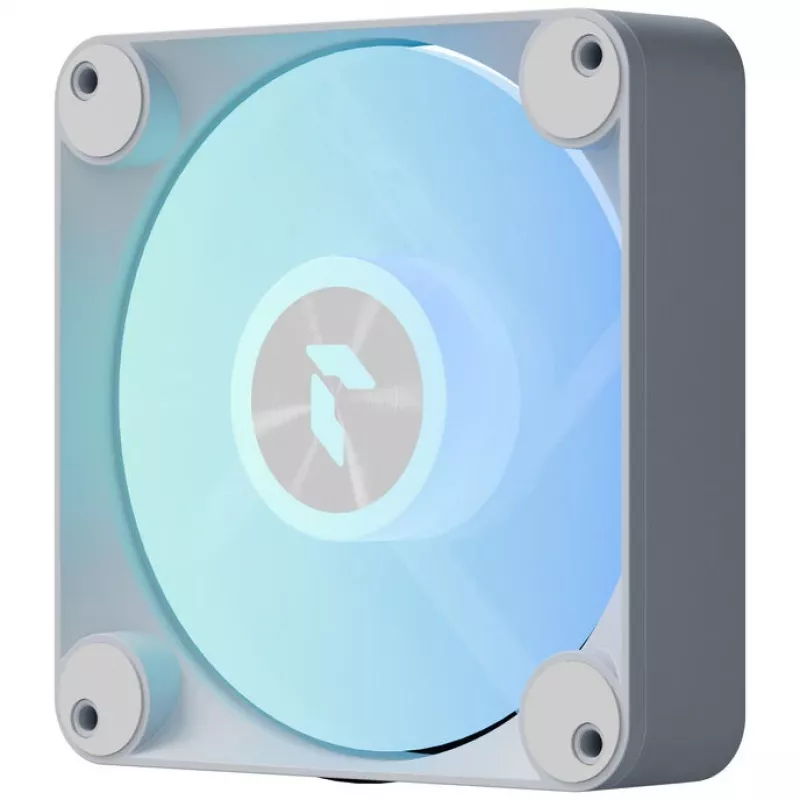 Cooling fan APNX FP1-120-R PWM ARGB White 120mm, PWM control, ARGB lighting