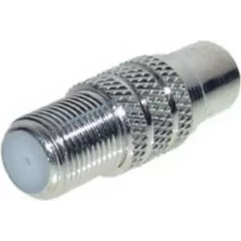 F-type female to RCA female adapter ShiverPeaks 85325 — coaxial to composite audio/video adapter