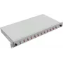 Fiber Optic Breakout Box helos LWL 252009 — Rack-mount 1U, 12× LC MM