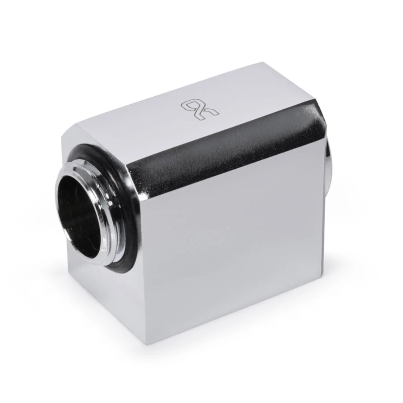 Water block Alphacool 17584 Brass Chrome 23.5mm x 31mm x 18.5mm