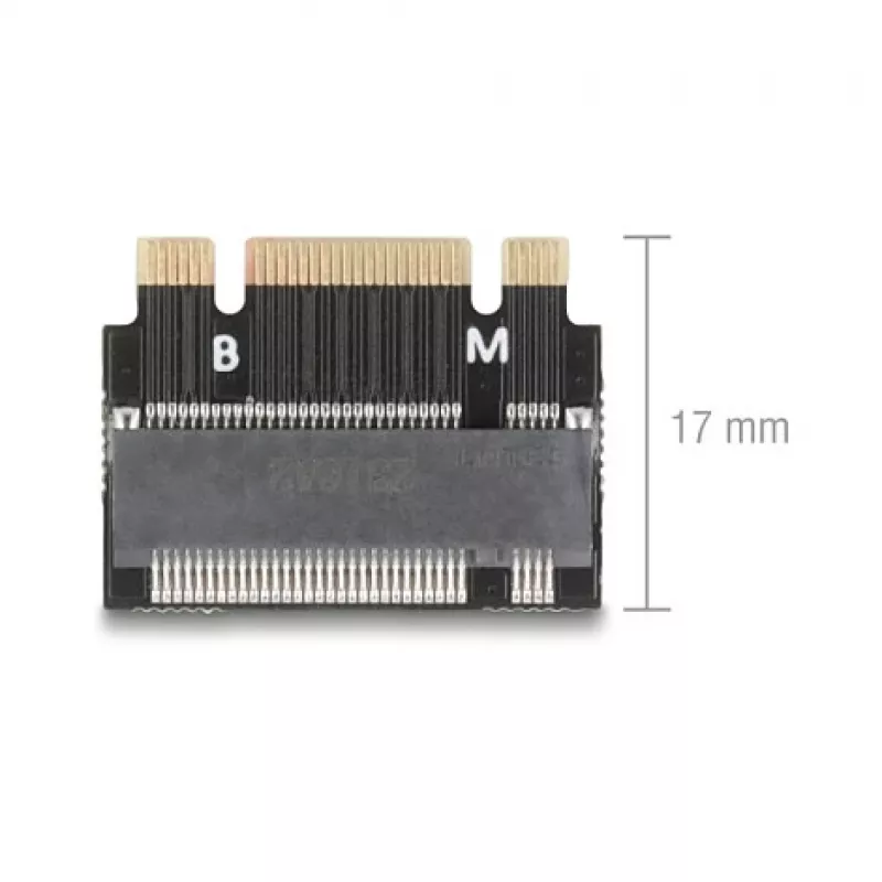 DeLOCK 64342 Internal M.2 Adapter Host Interface M.2 Male Black