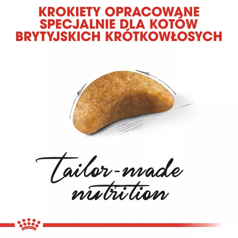 Dry Cat Food Royal Canin British Shorthair Kitten 2 kg – chicken, 38% protein, 20% fat, growth formula