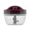 Manual food chopper JATA AC57E Black Transparent